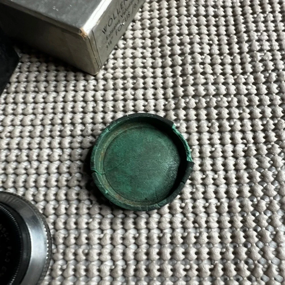 Wollensak Enlarging Velostigmat 3.5 Inch f6.3 Lens with Original Box and Cap